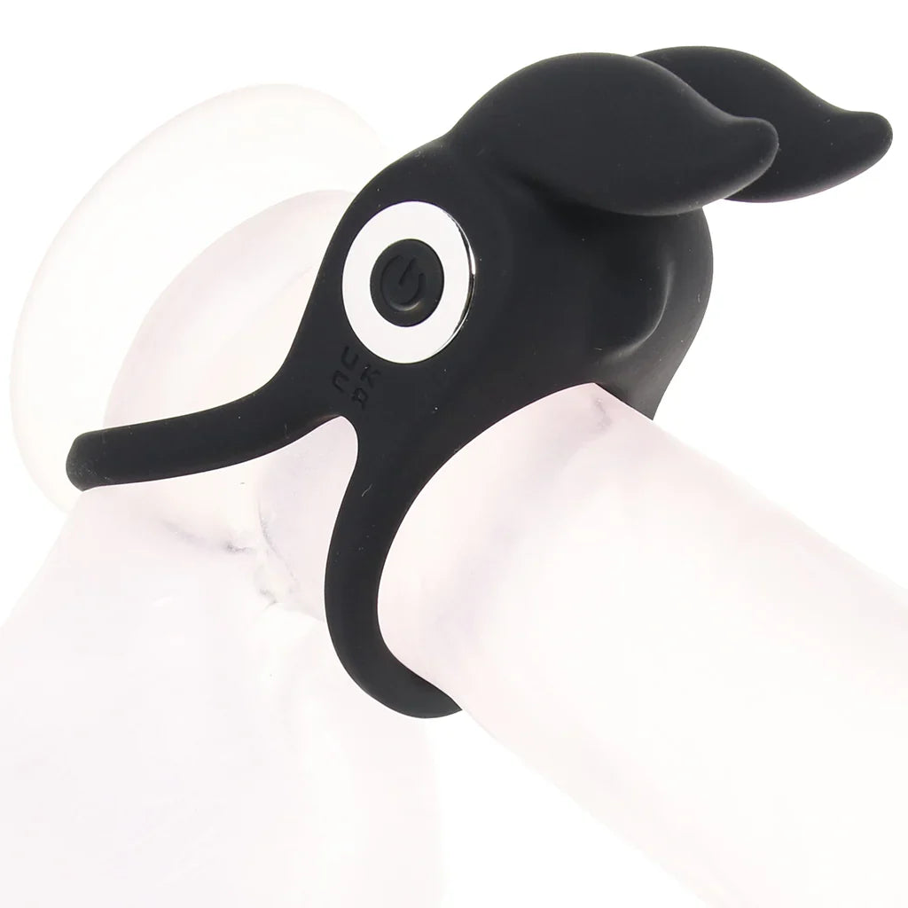 Enhancer Vibrating Rabbit Cock Ring – Edmonton adult shop – in use view
