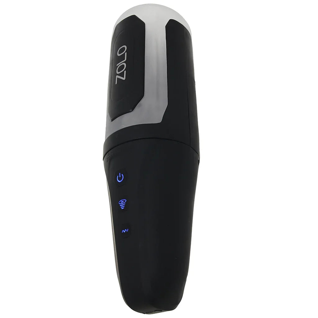 Zolo Suck and Squeeze Vibrating Blowjob Massager – Heaven Boutique Edmonton – side view