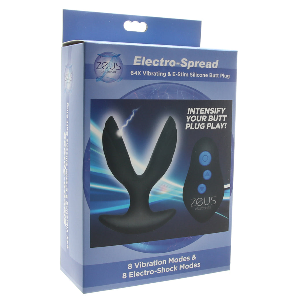 Zeus Electro-Spread Vibrating E-Stim Butt Plug — Heaven Boutique Edmonton 6