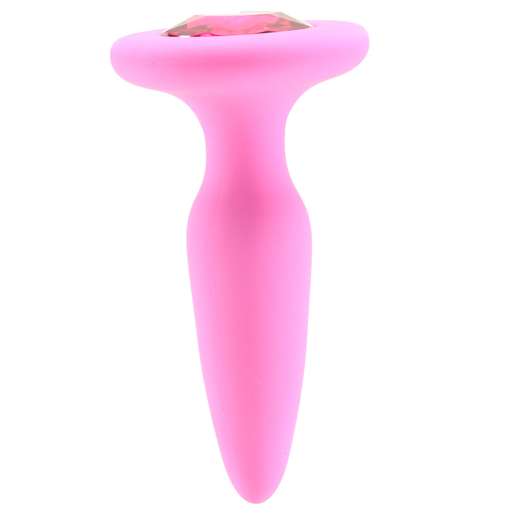 Glams Mini Pink Gem Silicone Butt Plug — Heaven Boutique Edmonton 2