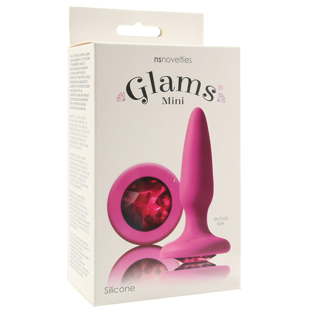 Glams Mini Pink Gem Silicone Butt Plug — Heaven Boutique Edmonton 6
