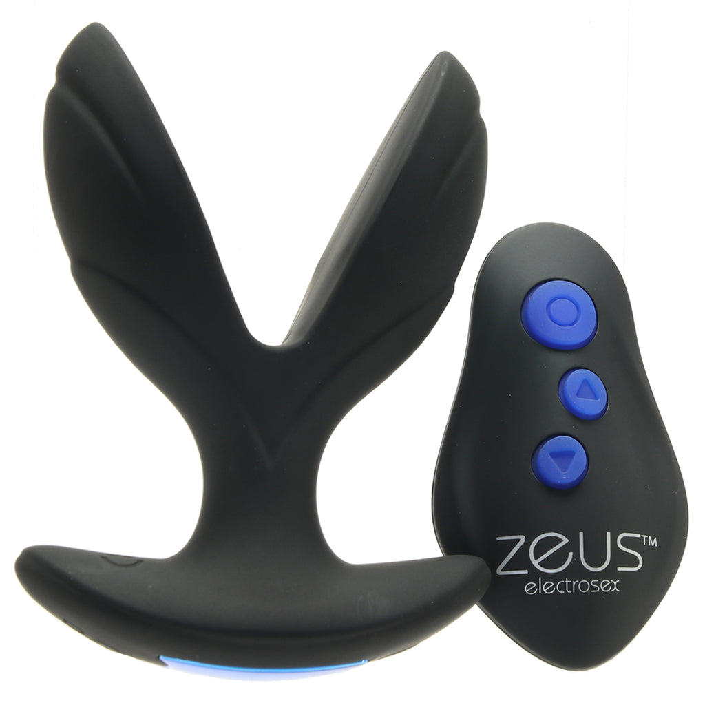 Zeus Electro-Spread Vibrating E-Stim Butt Plug — Heaven Boutique Edmonton 1