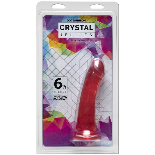 Crystal Jellies Slim Dong 6.5 Pink