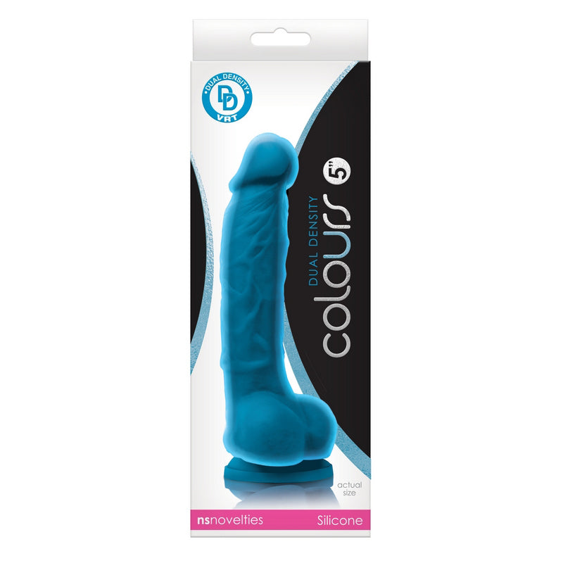 Colours Dual Density 5 Dildo Blue — photo 2