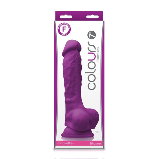 Colours Pleasures 7 Dildo Putple