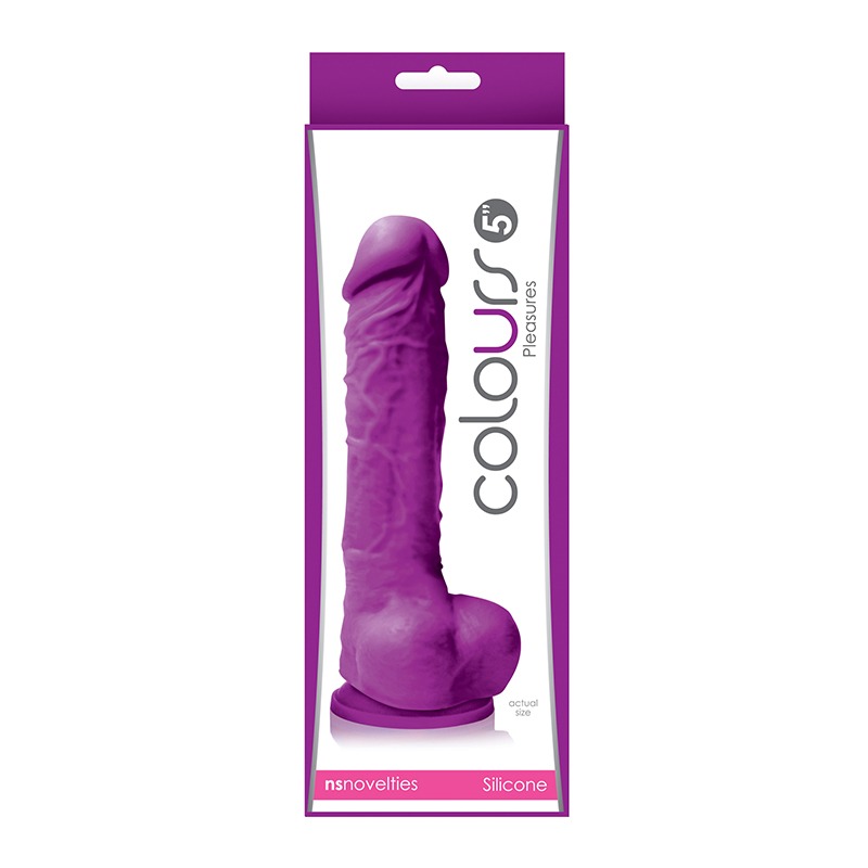 Colours Pleasures 5″ Dildo Purple — photo 2