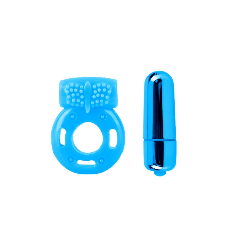 Neon Vibrating Couples Kit Blue — photo 4