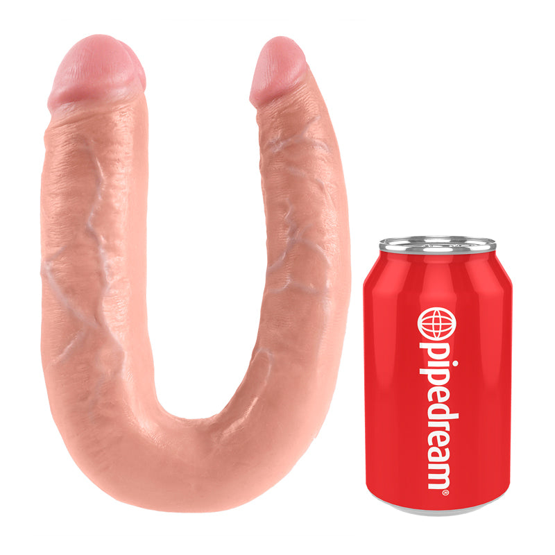 King Cock U-Shaped Large Double Trouble Beige — photo 5
