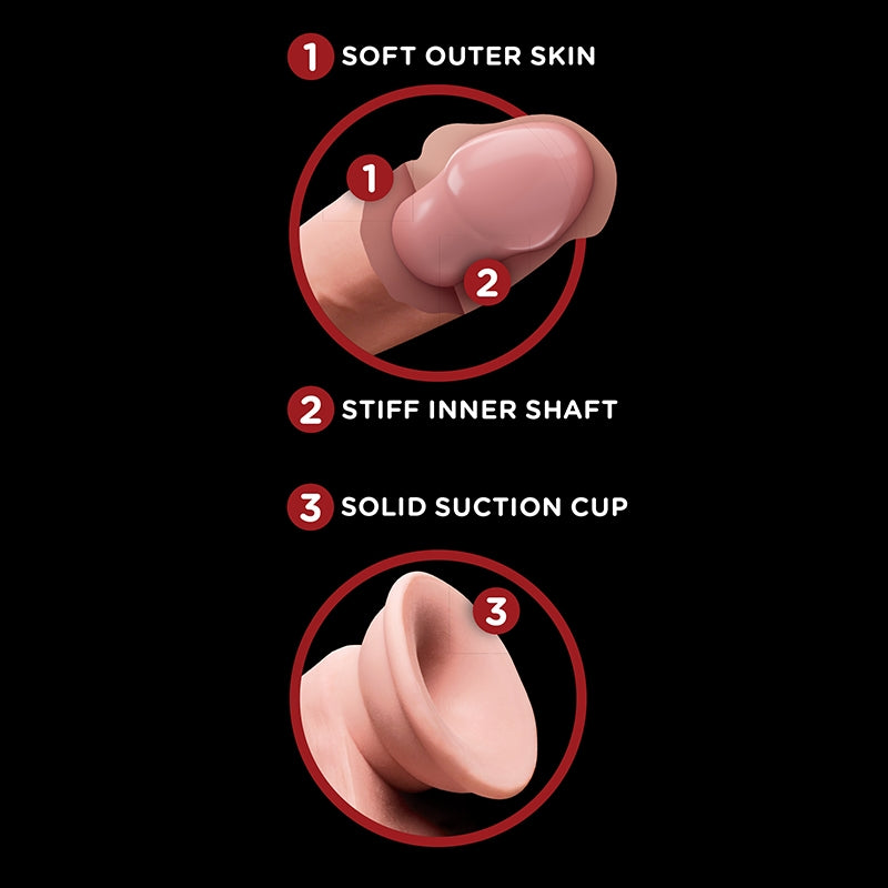 King Cock Plus 7″ Triple Density Cock With Swinging Balls — photo 6