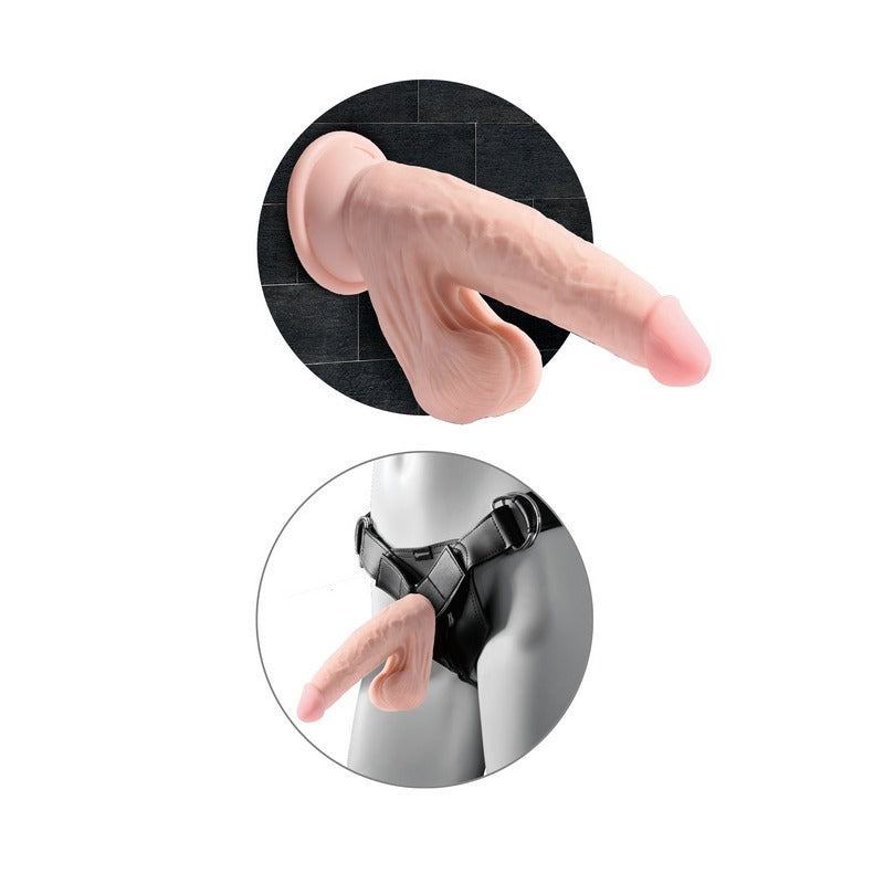 King Cock Plus 7″ Triple Density Cock With Swinging Balls — photo 5