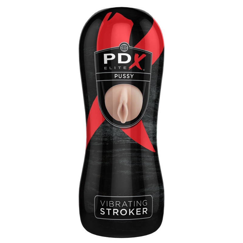 PDX Elite Vibrating Pussy Stroker — photo 2