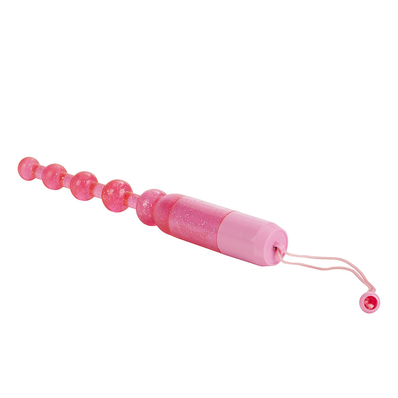 Waterproof Vibrating Pleasure Beads Pink — photo 4