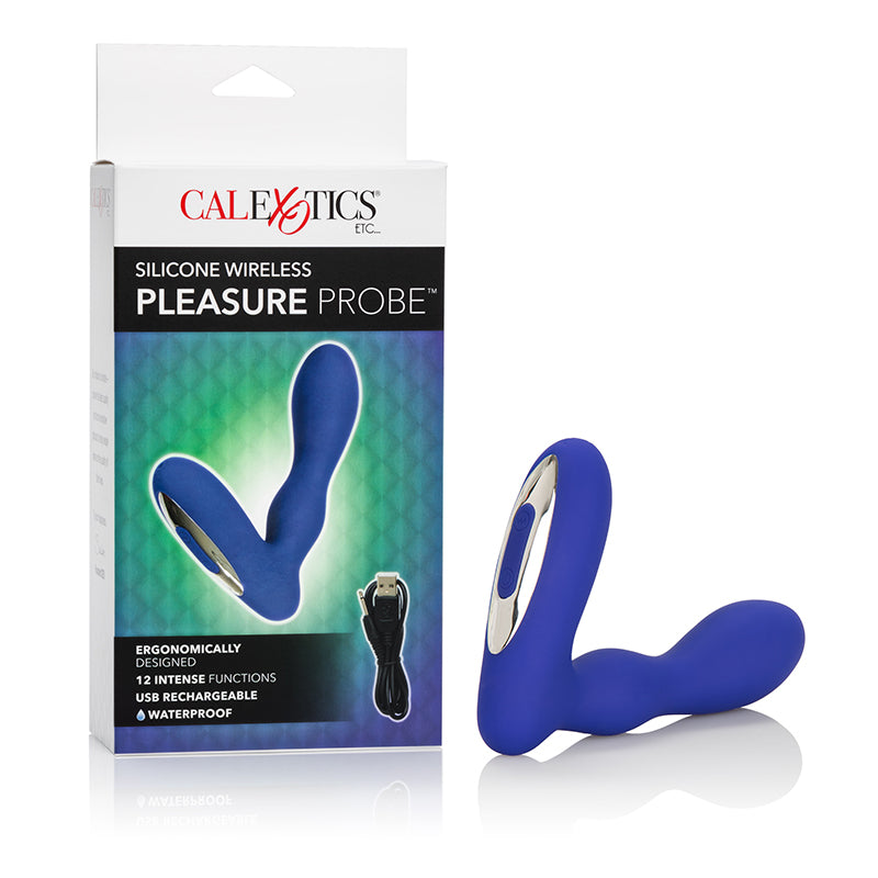 Silicone Wireless Pleasure Probe Blue — photo 2