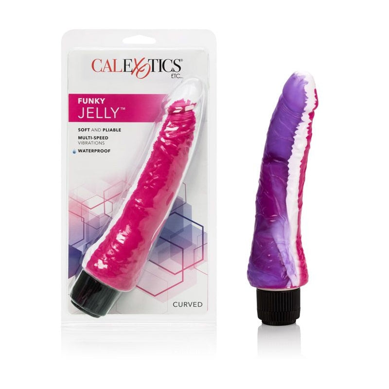 Funky Jelly Vibrator Pink/Purple — photo 2
