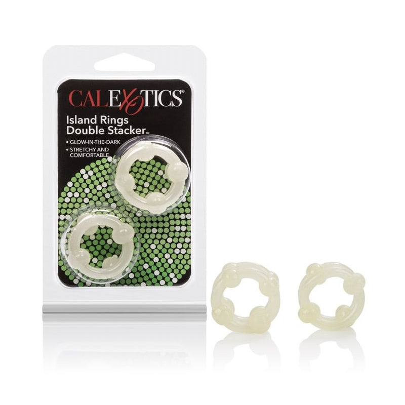 Silicone Island Rings Double Stacker Glow — photo 2