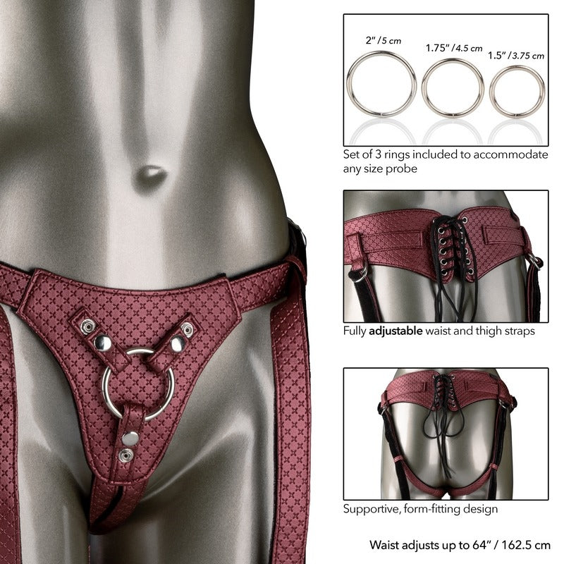 Her Royal Harness The Regal Queen Red — photo 4