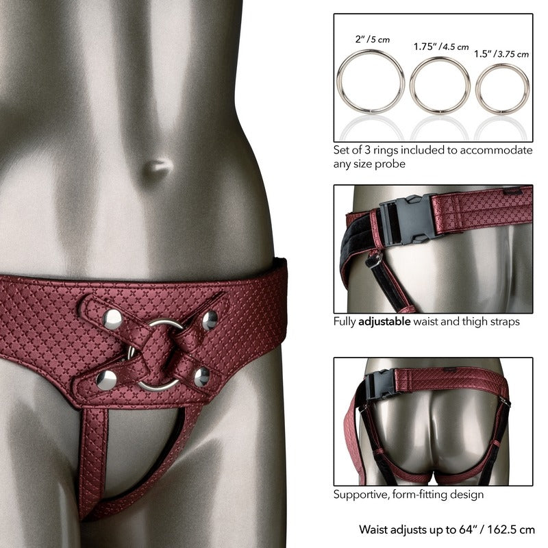 Her Royal Harness The Regal Empress Red — photo 4