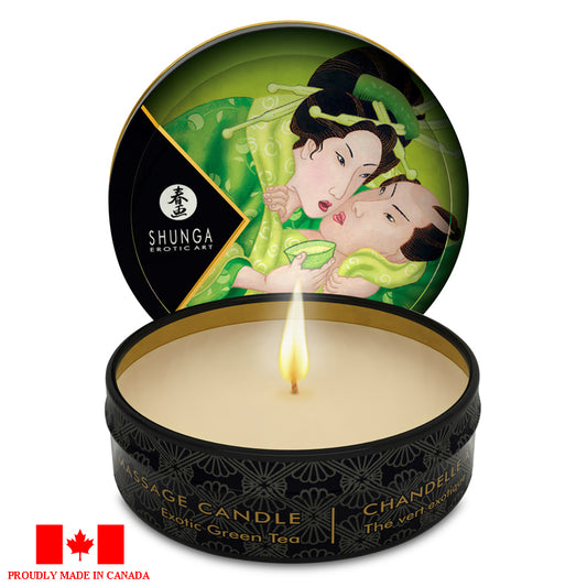 Mini Massage Candle 1 oz Exotic Green Tee