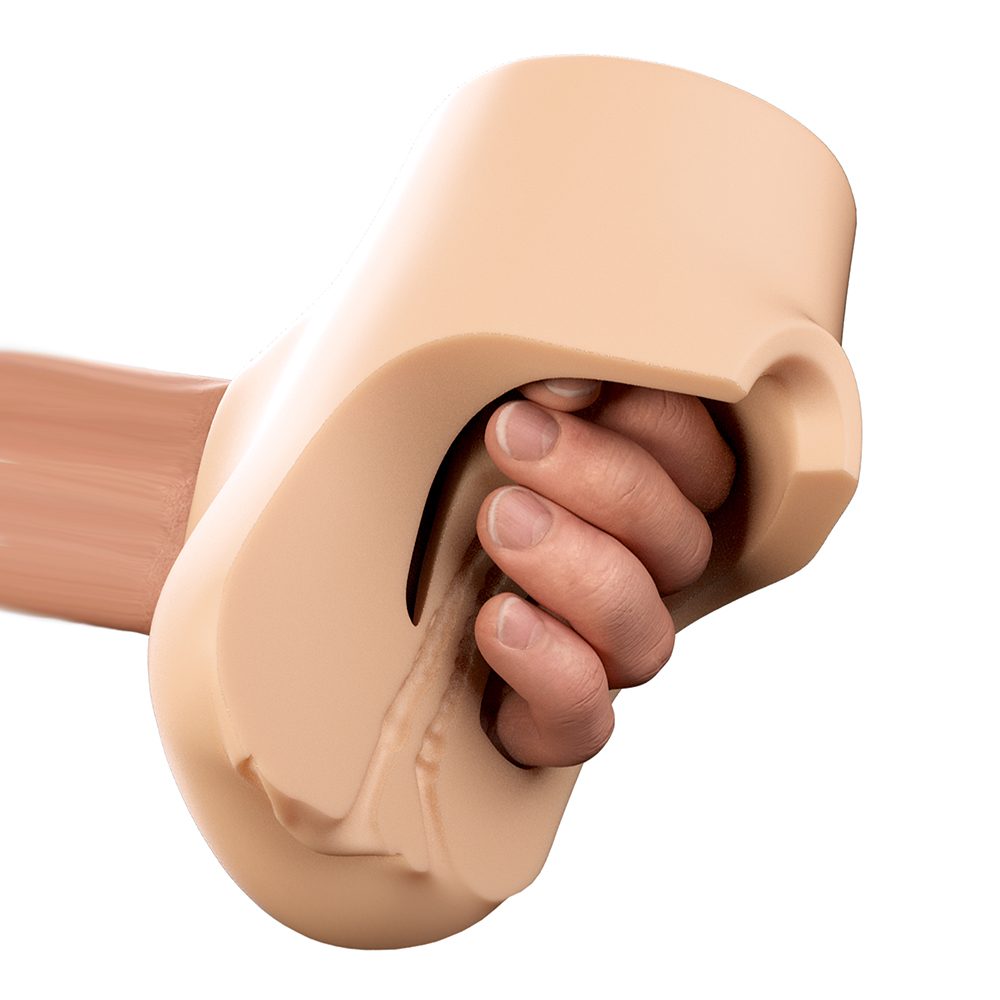Double Pounder Vibrating Squeeze Stroker Light — photo 2